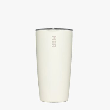 MiiR 미르 베큠 인슐레이티드 텀블러(슬라이드 뚜껑) 16oz - 샌드스톤 화이트(Sandstone White)