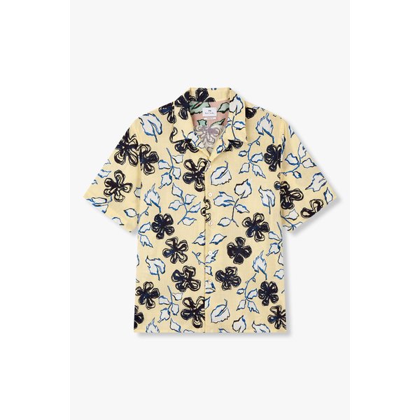[PS PAUL SMITH] 플라워 앤 리프 캐주얼 핏 셔츠 5735103106000
