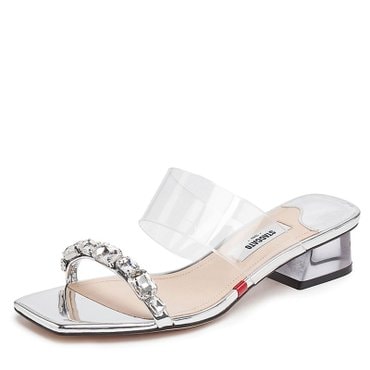 STACCATO 스타카토 여성뮬 SILVERY_25S_EI409WIT