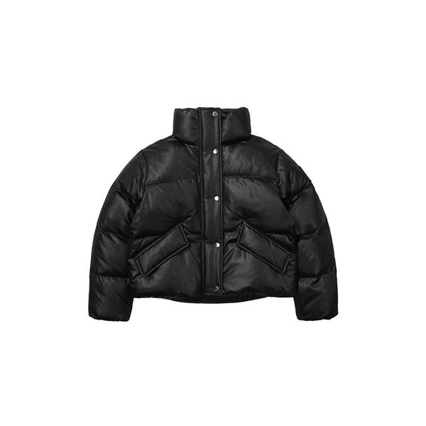 [시흥점] 여성 에센셜 덕다운 숏패딩 블랙 SDFJDFO09BLK