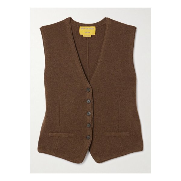 게스트인레지던스 브라운 캐시미어 베스트 1647597350324106