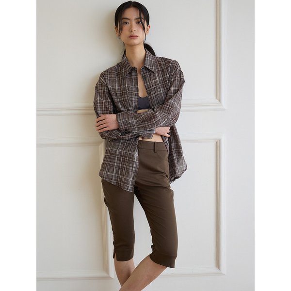 슬림핏 카프리 팬츠 [2Colors]