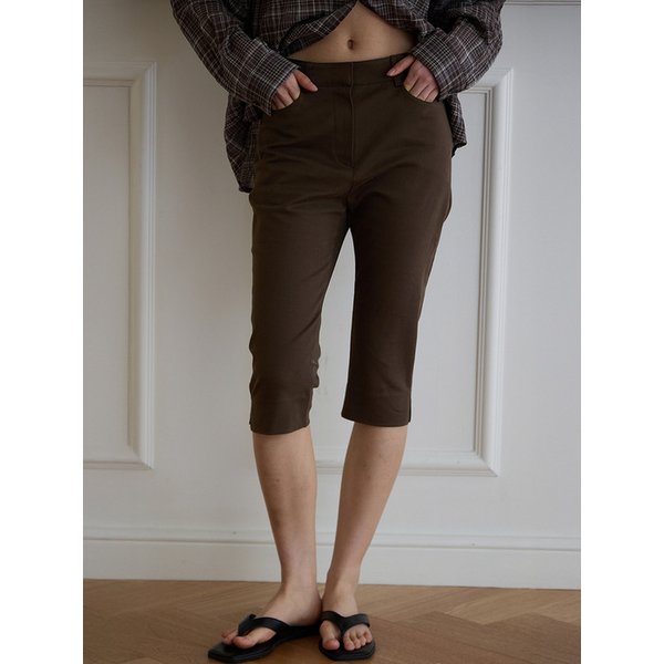 슬림핏 카프리 팬츠 [2Colors]