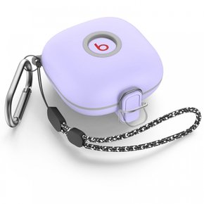 Beats Fit Pro  CONTEME (PURPLE) 용 케이스 커버 이어폰 갑옷 내 충격 보호, 분실 방지 스트랩