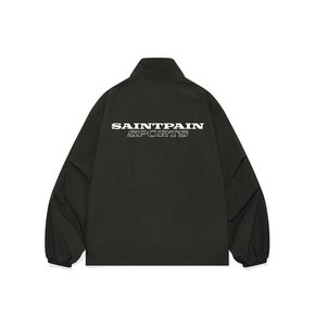 SP BLOCK WIND SHELL TRACK JACKET-BLACK