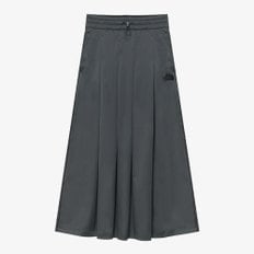 [노스페이스 공식] NK6NR31K 화이트라벨 여성 새틴 플레어 스커트_CHARCOAL GREY