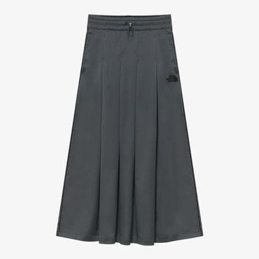 노스페이스 [노스페이스 공식] NK6NR31K 화이트라벨 여성 새틴 플레어 스커트_CHARCOAL GREY
