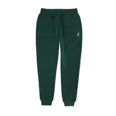 EMB 립 커프 조거 팬츠 Forest Green