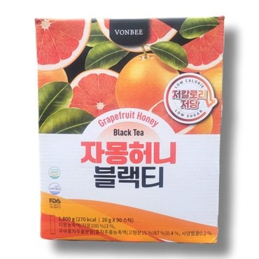  VONBEE 본비 자몽허니블랙티 20g 90입 코스트코