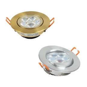 DS 에코 3인치 일체형 매입등 LED 5W 전구색 주백색