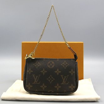 LOUIS VUITTON 고이비토 중고명품 루이비통 미니 포쉐트 액세서리 체인 파우치백  K40488LV