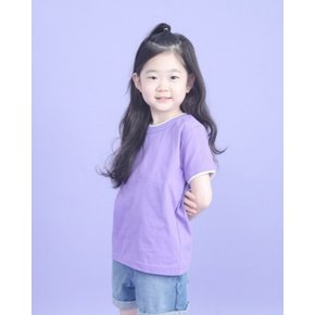 아동 코마 20수 이중 라운드 티셔츠
