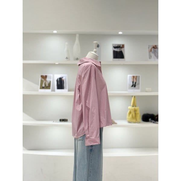 [여주점] 여성 잔체크 셔츠 블라우스 (L261PSC006)