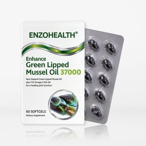 엔조헬스 초록입홍합오일 37000mg 60캡슐