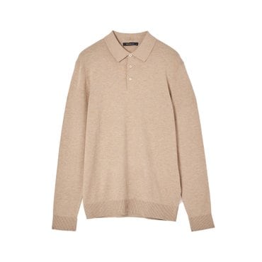 킨록바이킨록앤더슨 21 F/W 킨록바이 킨록앤더슨  베이지 캐시미어 카라니트 (JEY70L099)