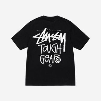  스투시 터프 기어 티셔츠 블랙 Stussy Tough Gear T-Shirt Black