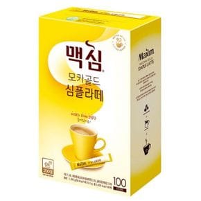 10.5gX100T 동서식품 맥심 모카골드 심플라떼 커피믹스