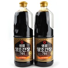 코스트코 발효지수(T.N) 1.7% 샘표 양조간장 701 1.7L x 2병 최고수준 특급간장