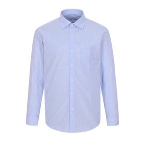 면100 소프트 카라 중슬림 긴팔 CDH1C23004B0