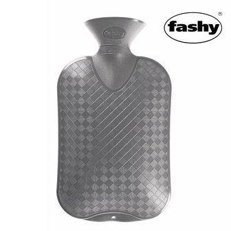 파쉬 다이아몬드 무늬 보온 물주머니 그레이 2.0L 핫팩 찜질팩 6420-21