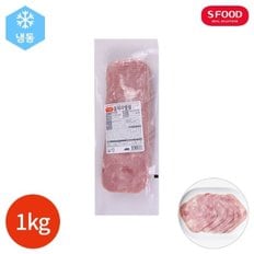  에스푸드 블랙라벨 슬라이스햄 1kg