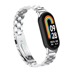 [T-BLUER] Xiaomi Mi Band 8 Xiaomi Smart Band 8 대응 교체 밴드 금속 스테인리스 피부 친화적