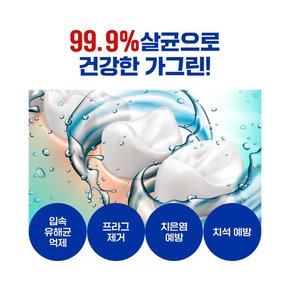 동아제약 가그린 제로 100ml 충치예방 구강청결제 플라그제거 구취제거 치은염예방