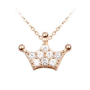 14K 큐티 왕관 펜던트