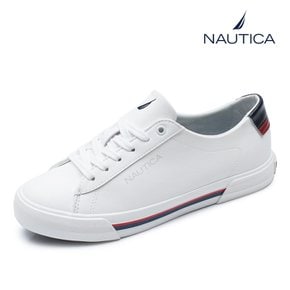 노티카(NAUTICA) 스니커즈 LENIN (남여공용) 화이트/레드 N1004008QAWM