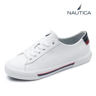 NAUTICA 노티카(NAUTICA) 스니커즈 LENIN (남여공용) 화이트/레드 N1004008QAWM