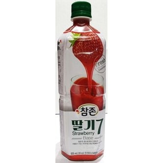  음료 에이드 식재료 참존식품 딸기원액 835ml 1개