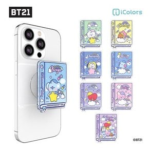 BT21 드림 오브 베이비 북 에폭시 톡 핸드폰 거치대 톡 떨어짐방지 부착