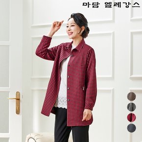 [최초가 195,000원] 마담엘레강스 네오 체크 재킷 K231JK02