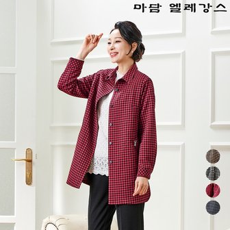  [최초가 195,000원] 마담엘레강스 네오 체크 재킷 K231JK02