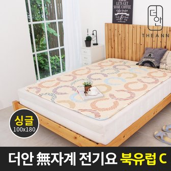 SAPA 더안 EMF 전기요 북유럽C 싱글 100x180 1인용 장판 매트