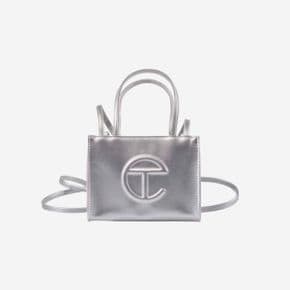 텔파 스몰 쇼핑백 실버 Telfar Small Shopping Bag Silver