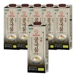 정식품 진한 콩국물 검은콩 950ml 6개 콩국