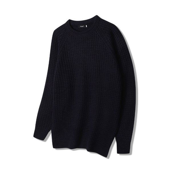 [리퍼브]레이어드넥 라운드 니트-3COLOR