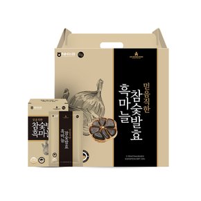 국내산 믿음직한 참숯발효 흑마늘70ml 알뜰팩 (총 100포)