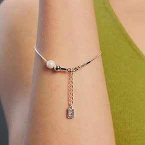 [~9/27 헤어핀 증정]pearl & ball snake bracelet