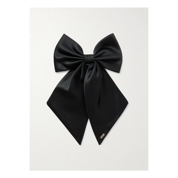 유지니아 킴 트레이시 새틴 보우 헤어 클립 블랙 1647597354144883