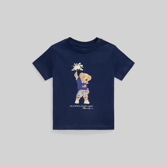 폴로 랄프 로렌 랄프 로렌 베이비 남아 폴로 베어 코튼 저지 티(CWPOTSHI8020405410)