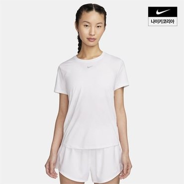 나이키 우먼스 나이키 원 클래식 드라이 핏 반팔 탑 FN2799-100