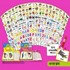 [가우스] 똑똑 낱말카드 204 (낱말202종+게임2종) / 세이펜 미포함