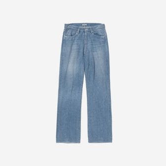  오라리 셀비지 페이디드 라이트 데님 팬츠 라이트 인디고 Auralee Selvedge Faded Light Denim P