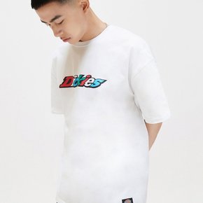 컬러 로고 티셔츠 White DK23SG008WH
