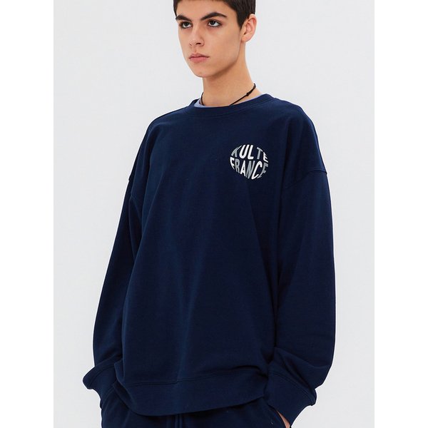 WAVE LOGO CREWNECK NAVY
