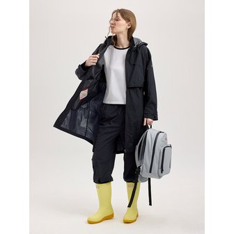 헌터 [WOMEN] 트래블 윈드브레이커 파카 - 블랙 HCW0006AJZBLK