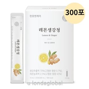 천호엔케어 레몬생강청 스틱 건강 간식 300ml 300포