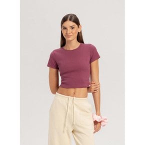 Keyhole rib short sleeve_Violet Quartz (B61002ATS20_P46)